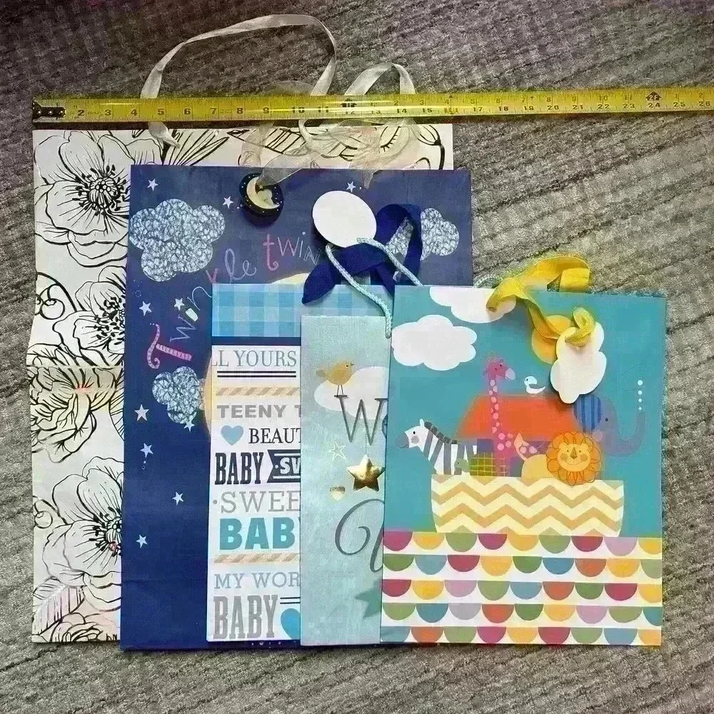 5 POUNDS 39 Pcs Gift Bags For All Occasions — Birthday Baby Shower Christmas